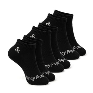 Hidden Fancy No Show Socks Black Pack