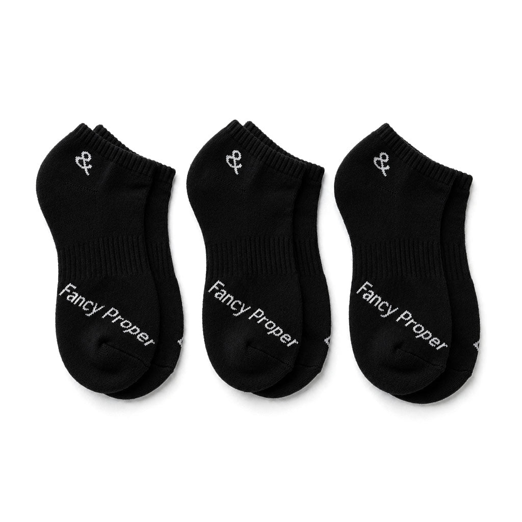 Hidden Fancy No Show Socks Black Pack Secondary image
