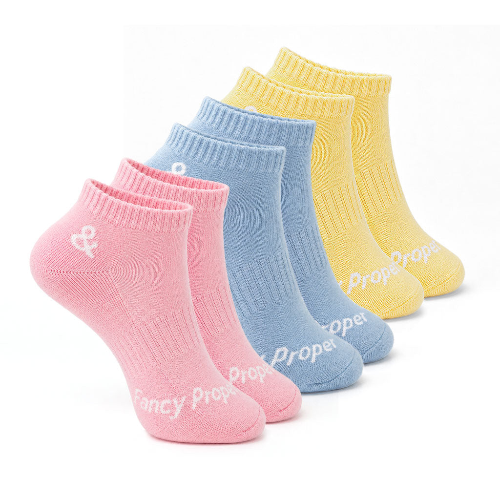 Hidden Fancy No Show Colored Socks Secondary image