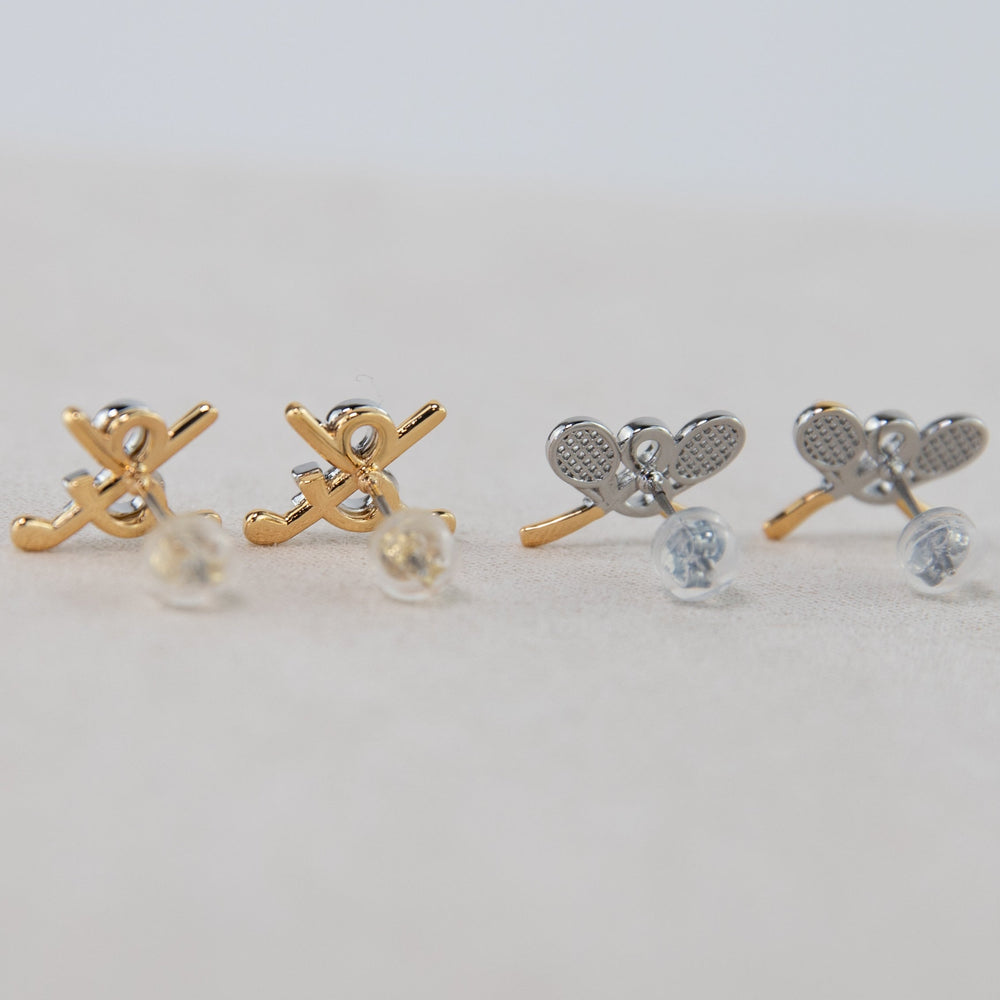 The Keep It Casual Tennis Studs