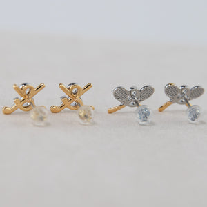 The Keep It Casual Tennis Studs