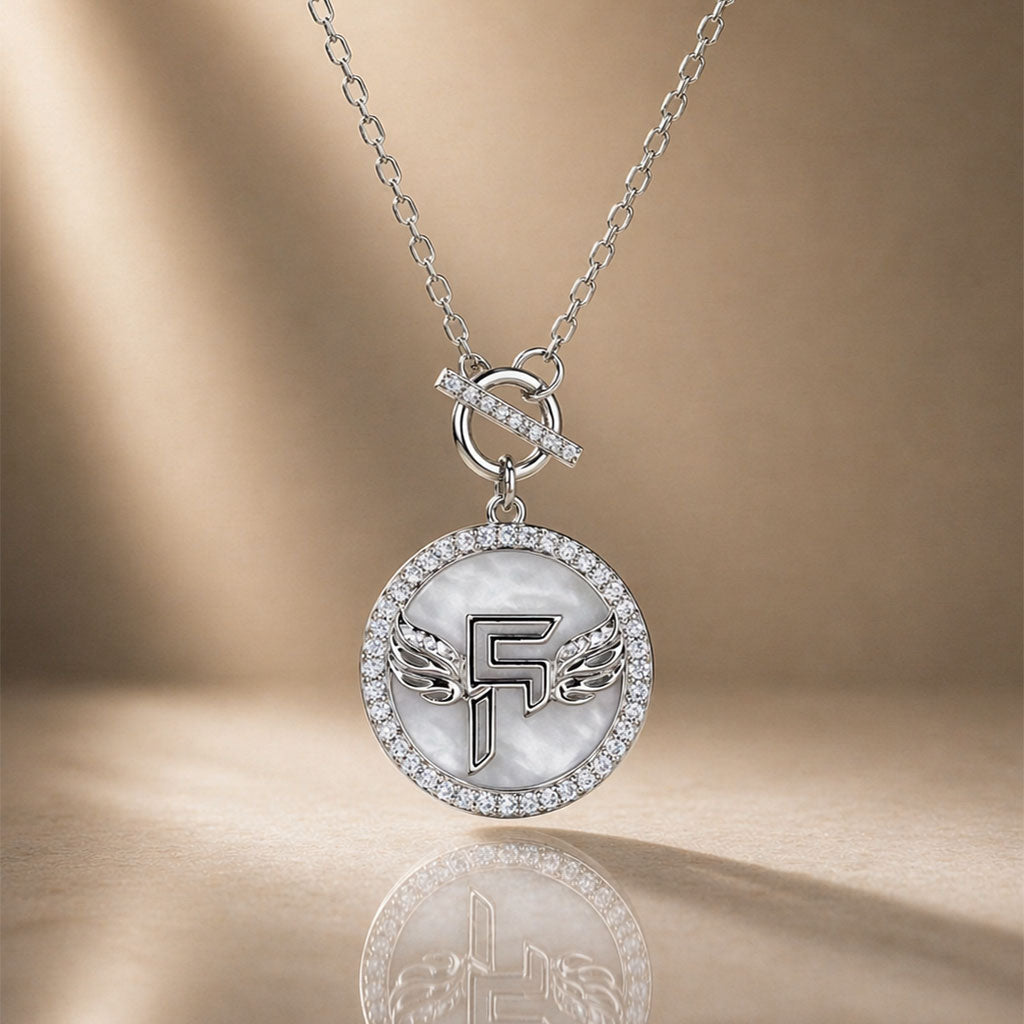 Inner Circle Pendant in Obsidian Opal and Silver Main image