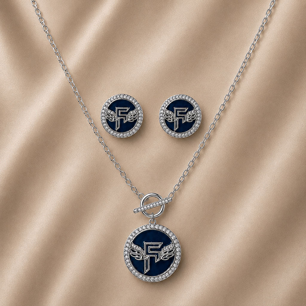 Inner Circle Set in Blue Drift and Silver Main image