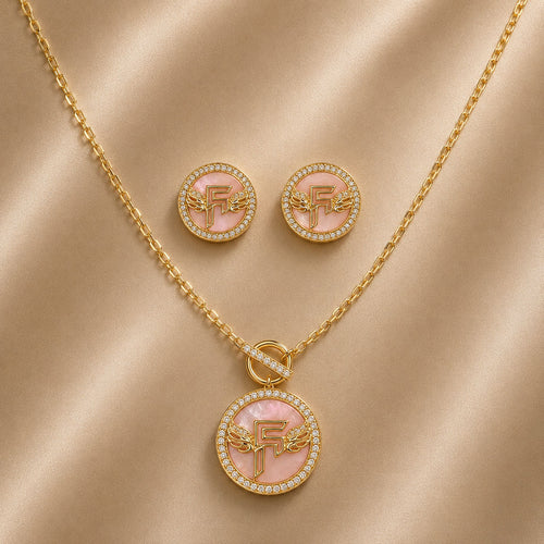 Inner Circle Set in Petal Pearl and Gold