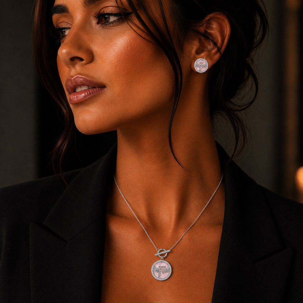 Inner Circle Set in Petal Pearl and Silver