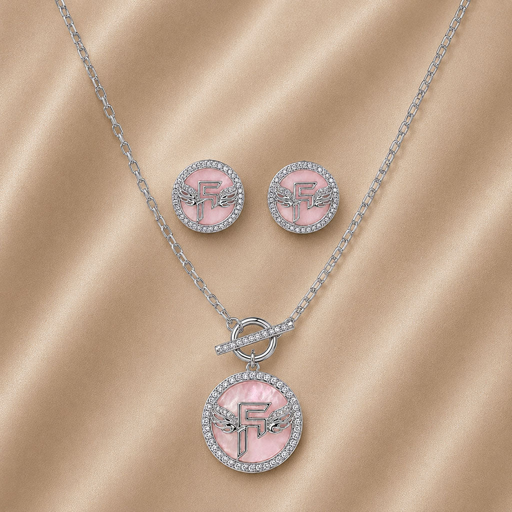 Inner Circle Set in Petal Pearl and Silver