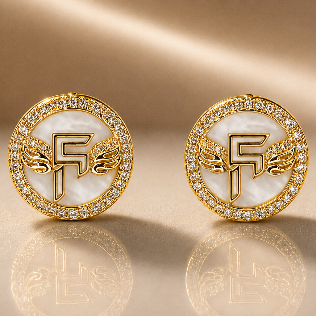 Inner Circle Earrings - Gold