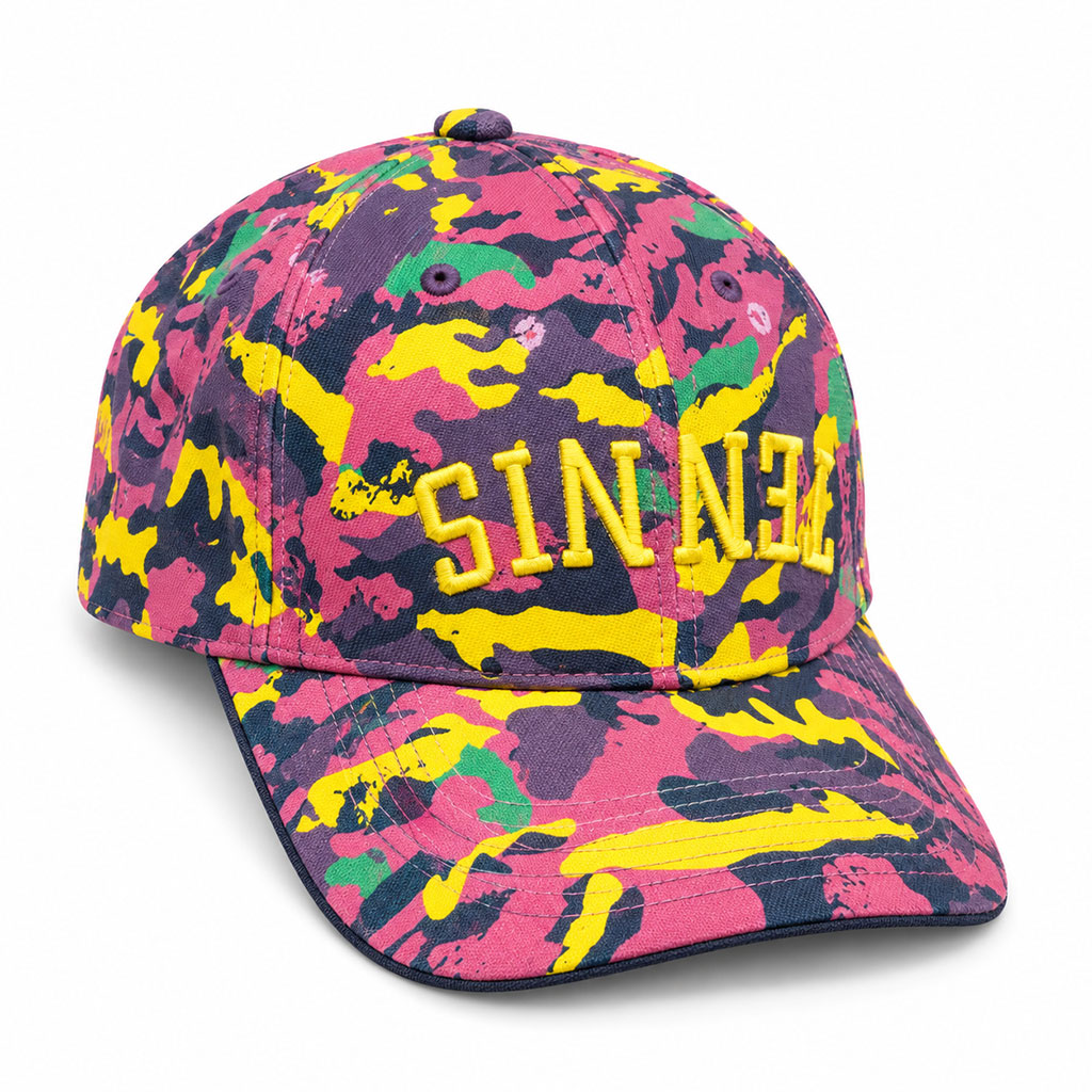 Inverted Tennis Cap In Abstract Camo Main image