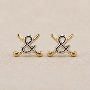 Keep It Casual Golf Studs Earrings