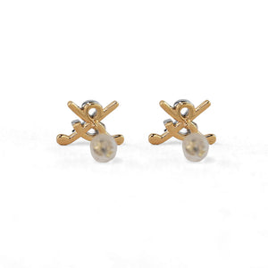 Keep It Casual Golf Studs Earrings