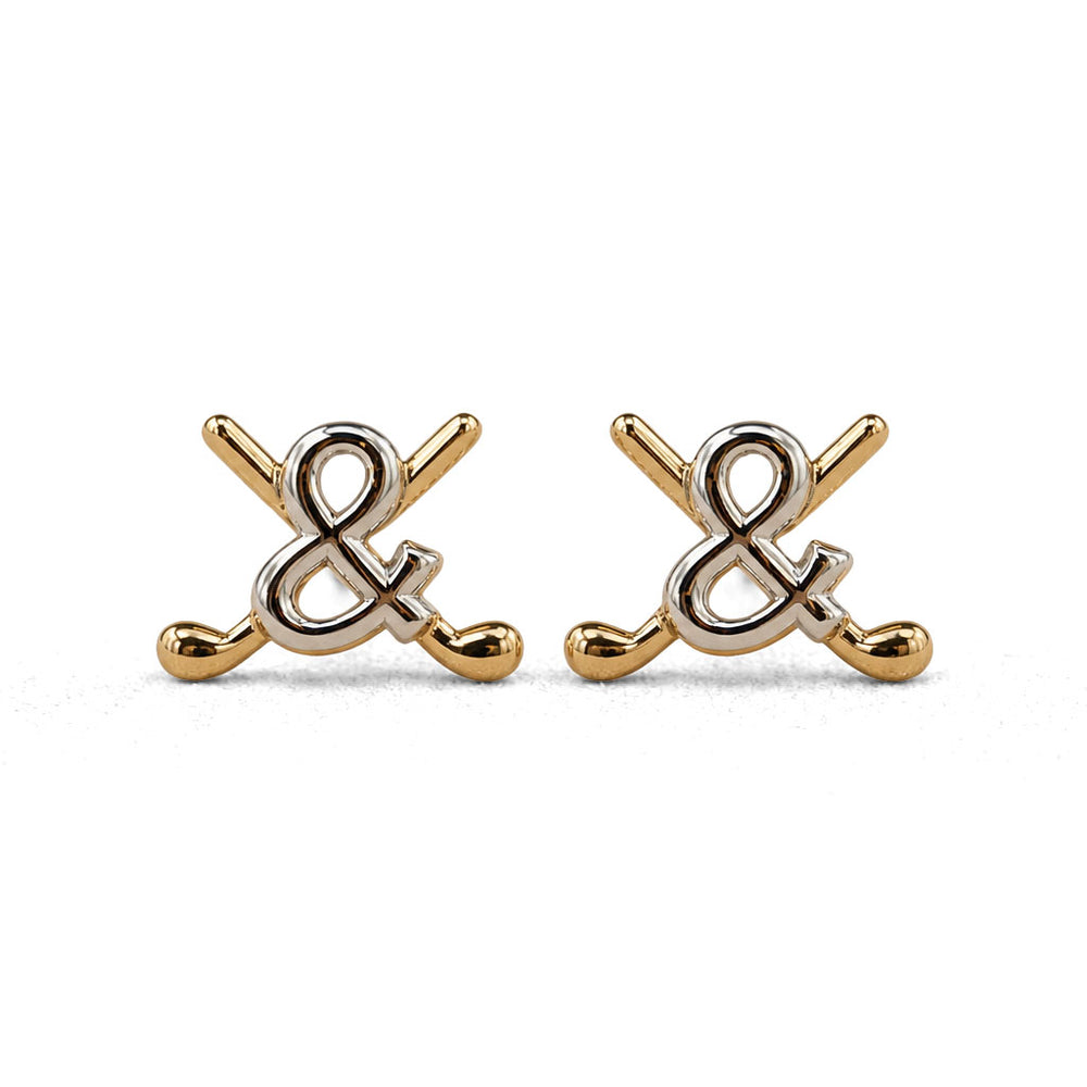 Keep It Casual Golf Studs Earrings