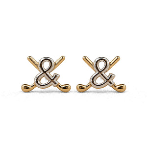 Keep It Casual Golf Studs Earrings
