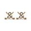 Keep It Casual Golf Studs Earrings