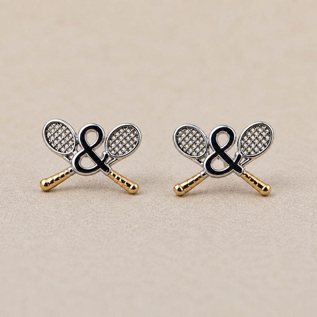 Keep It Casual Tennis Studs Earrings Secondary image
