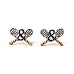 Keep It Casual Tennis Studs