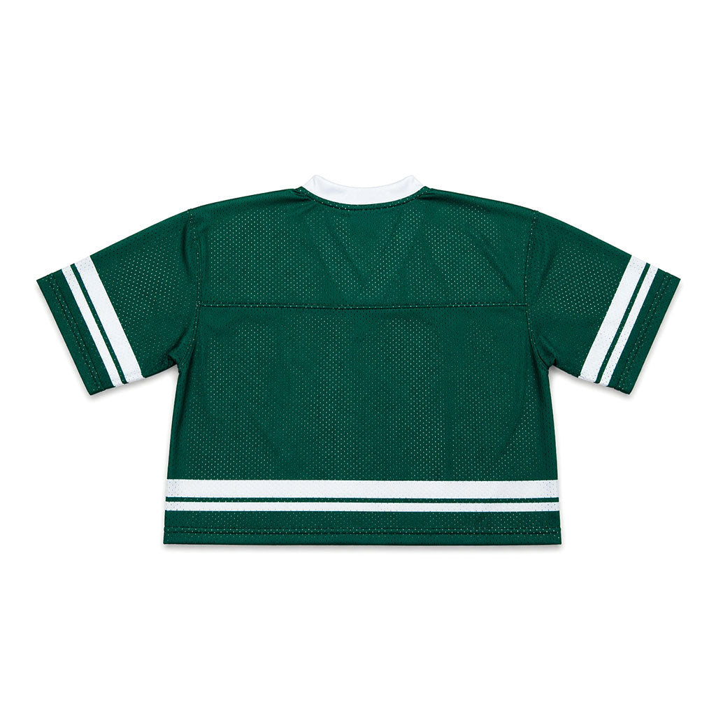 Mesh Monarch Crop Jersey in Ivy