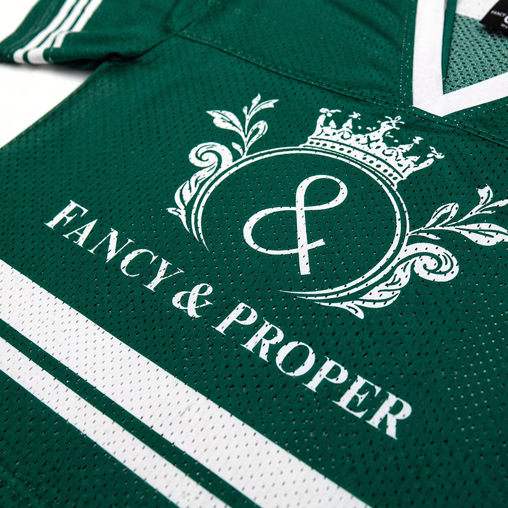 Mesh Monarch Crop Jersey in Ivy