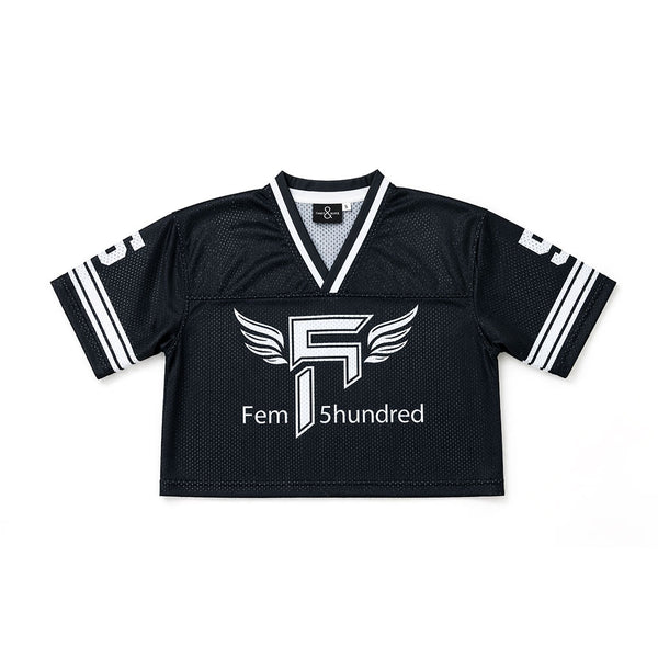 No Limits Crop Mesh Jersey