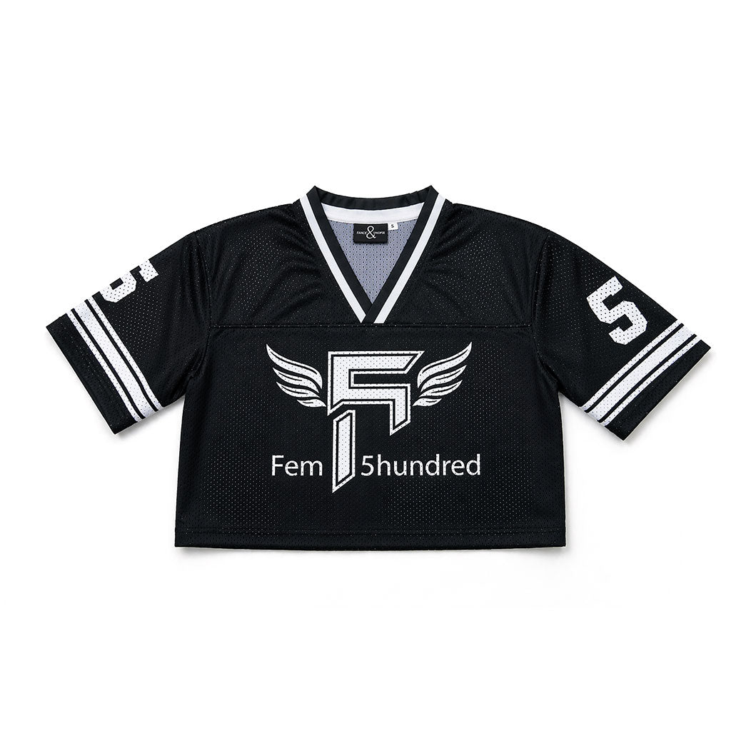 No Limits Crop Mesh Jersey