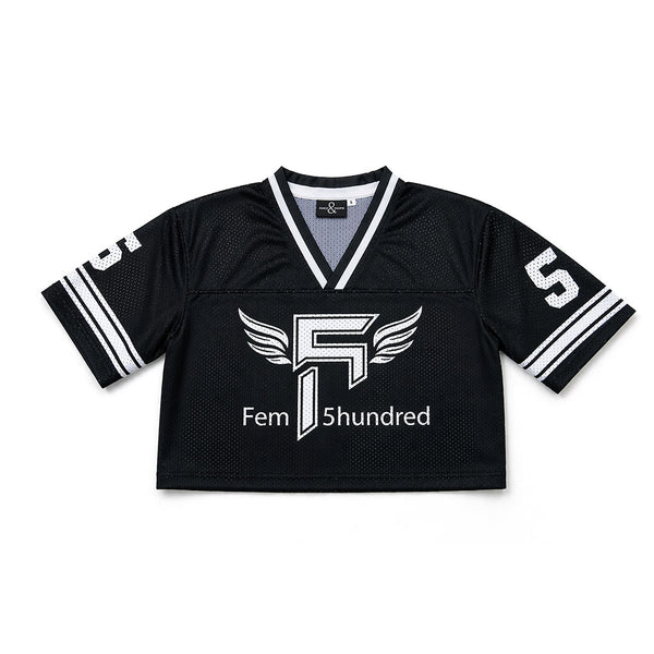 No Limits Crop Mesh Jersey