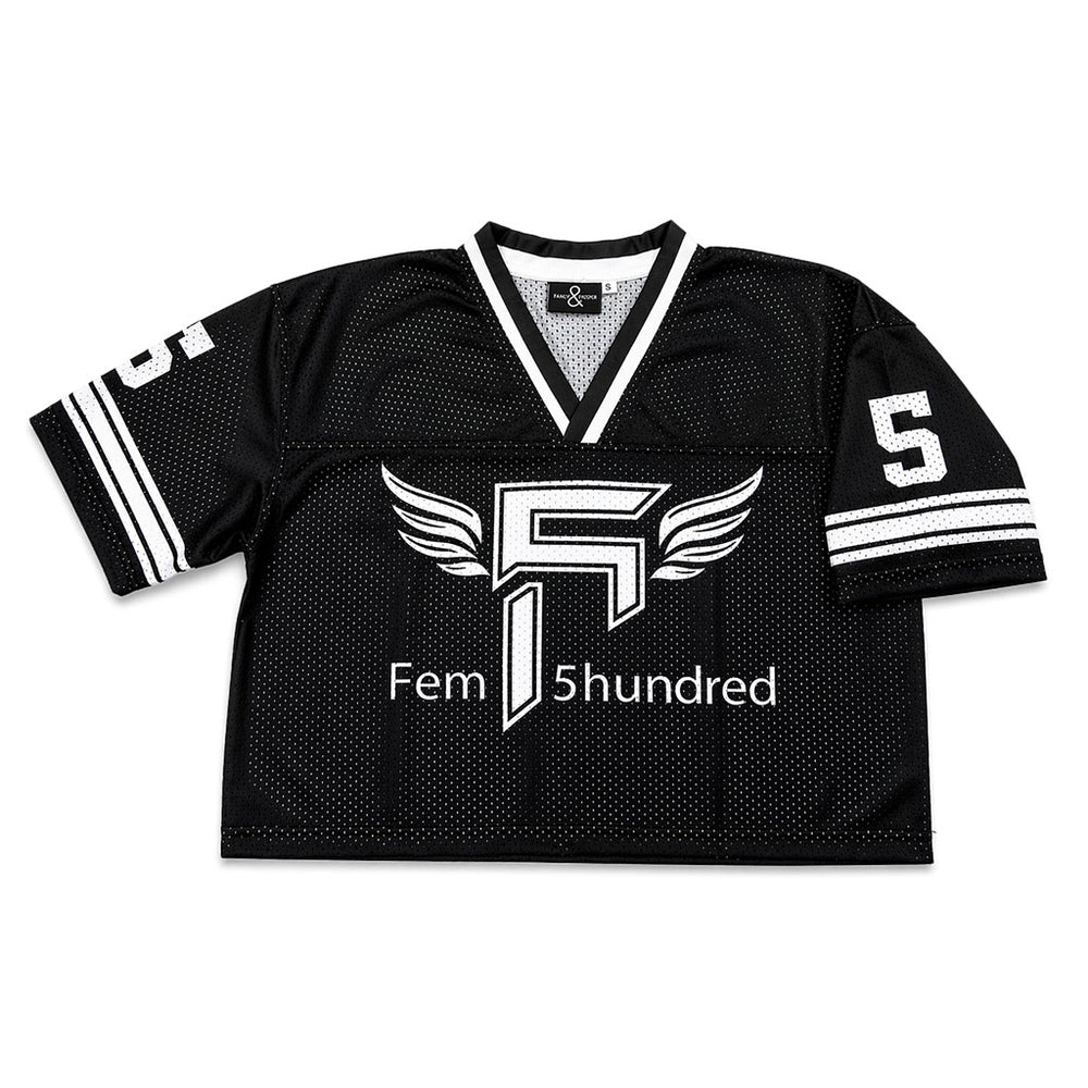 No Limits Crop Mesh Jersey