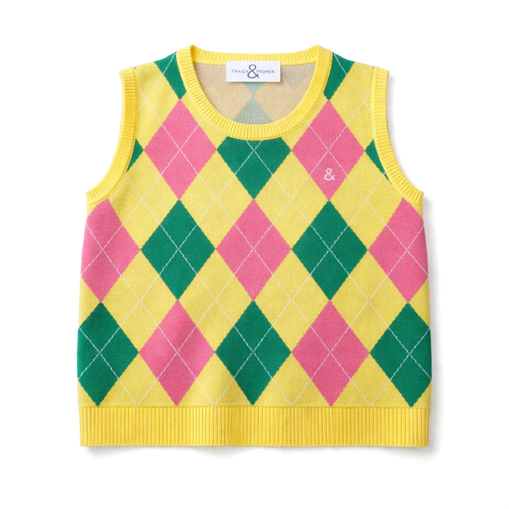 Par-fect Pattern Sweater Vest