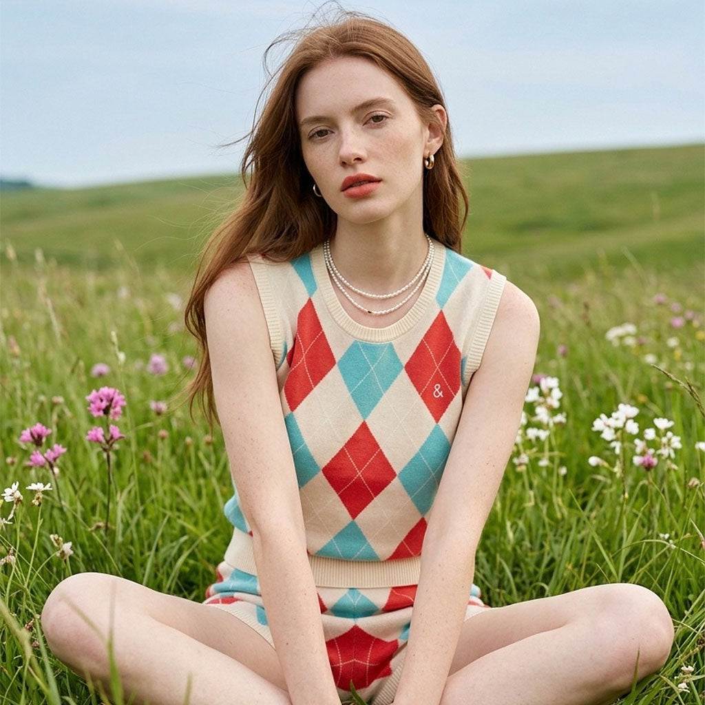 Par-fect Pattern Sweater Vest Secondary image