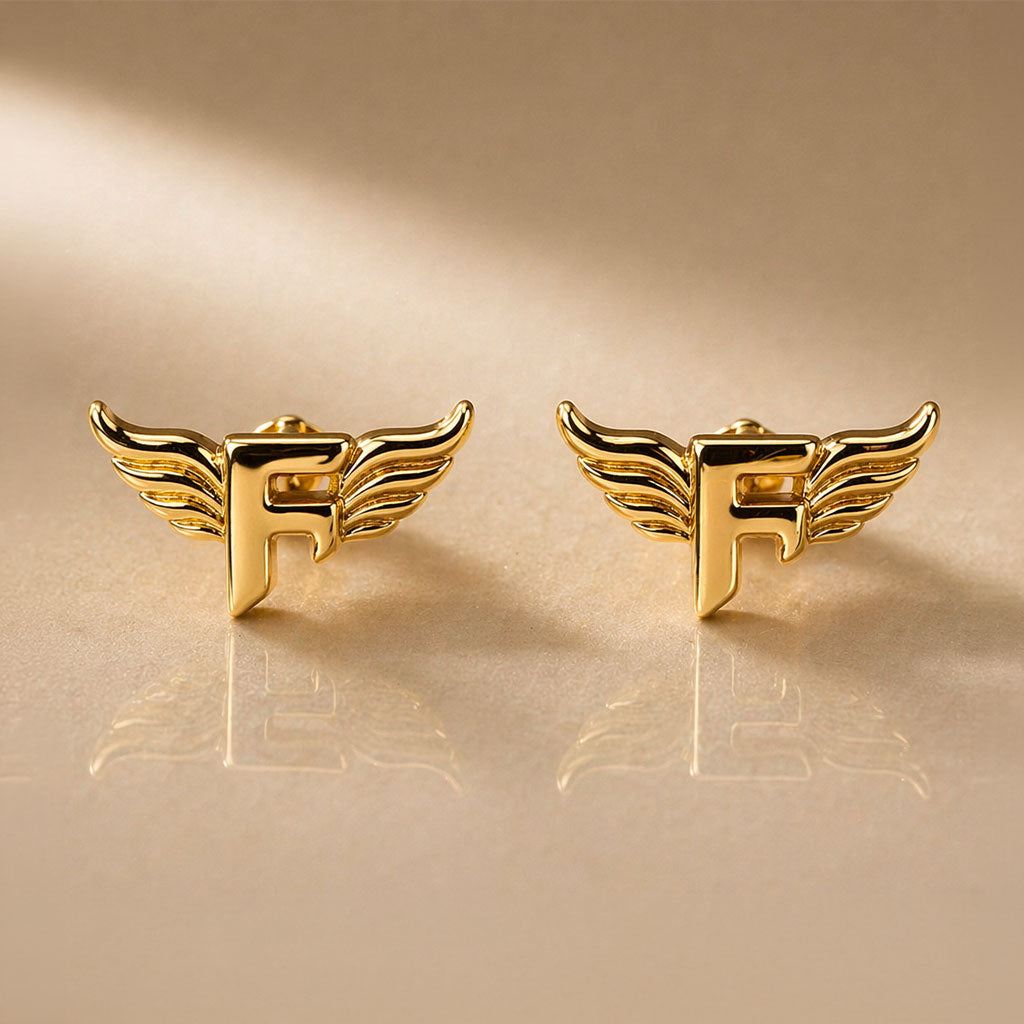 Petite Wing Stud Earring | Fem5Hundred Motorsport Fashion Jewelry Main image