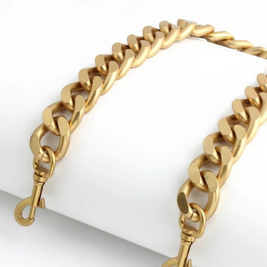 Pit Pass Chain for Purse in Gold Main image