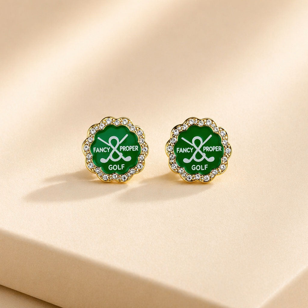 Proper Golf Stud Earring