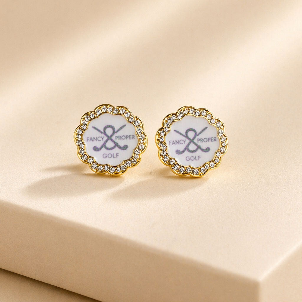 Proper Golf Stud Earring