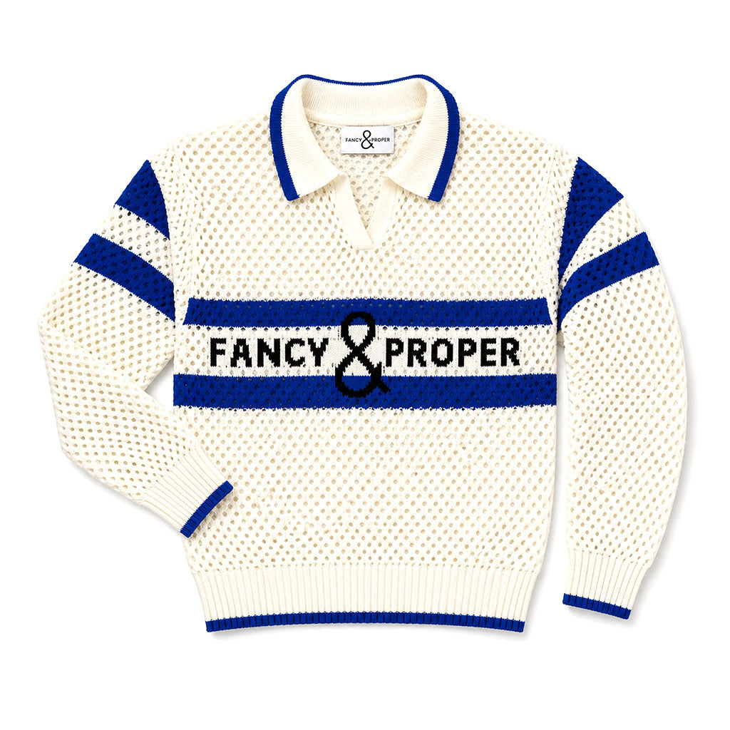 Proper Pointelle Pullover Polo