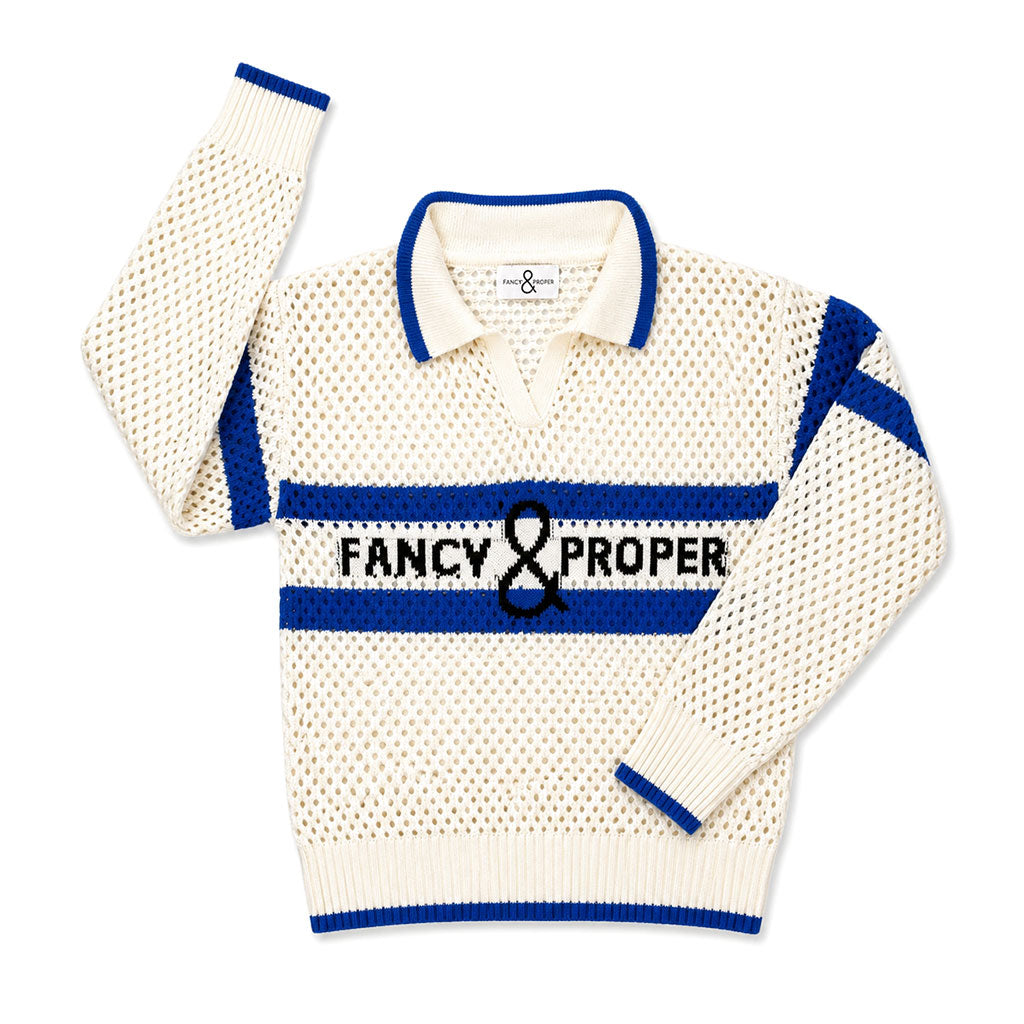 Proper Pointelle Pullover Polo