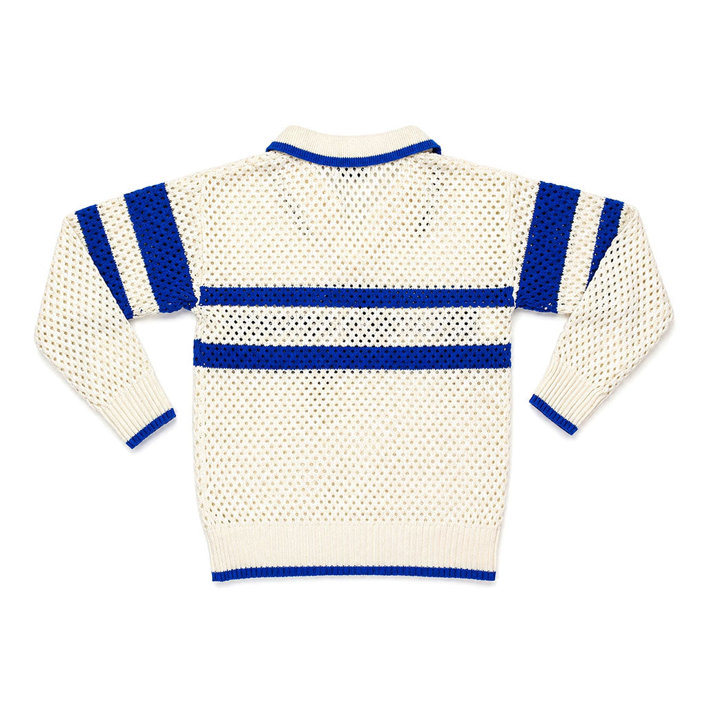 Proper Pointelle Pullover Polo