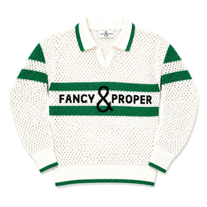 Proper Pointelle Pullover Polo