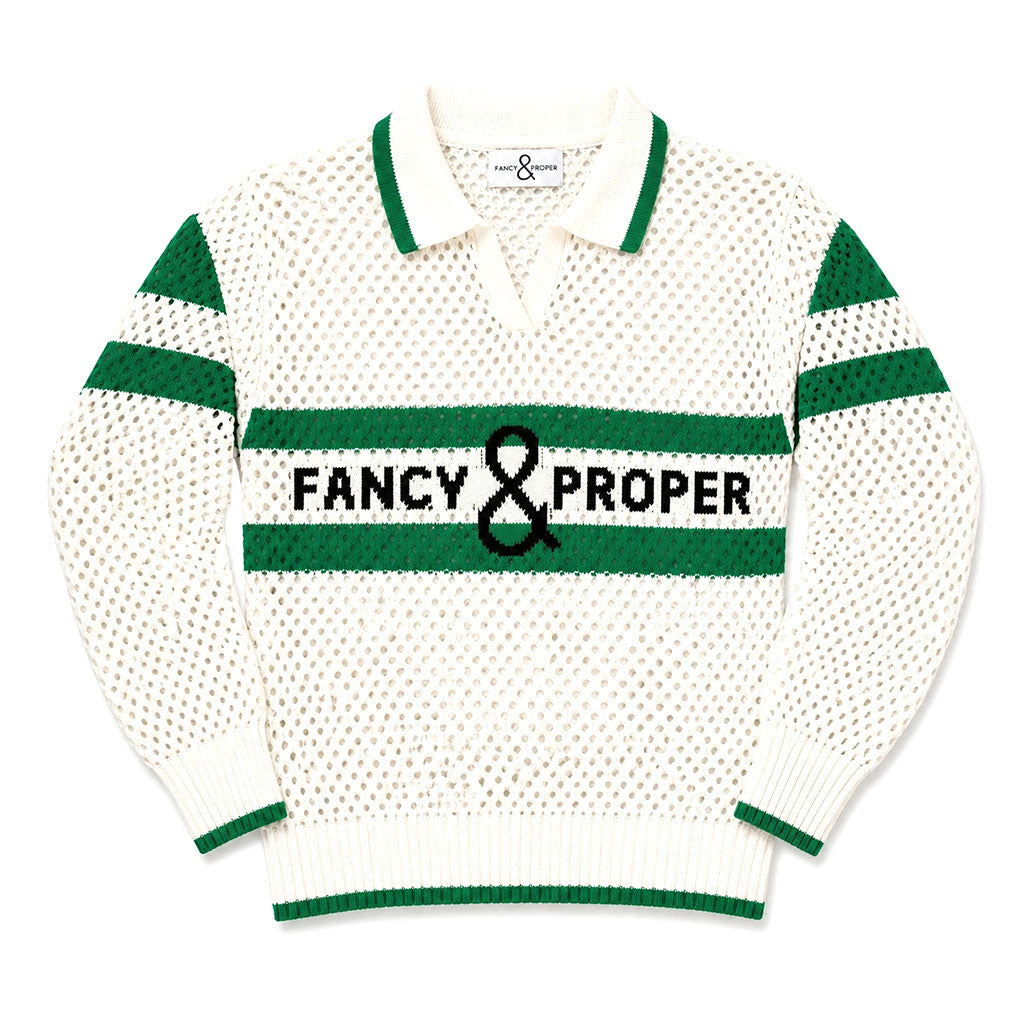 Proper Pointelle Pullover Polo