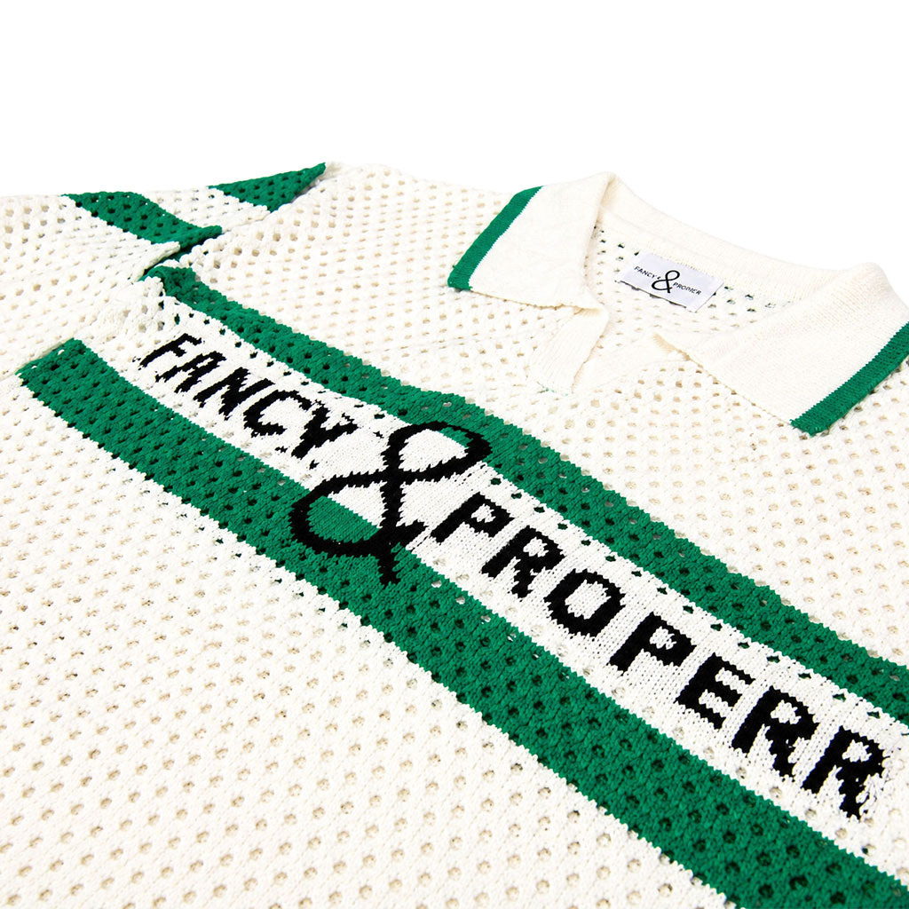 Proper Pointelle Pullover Polo