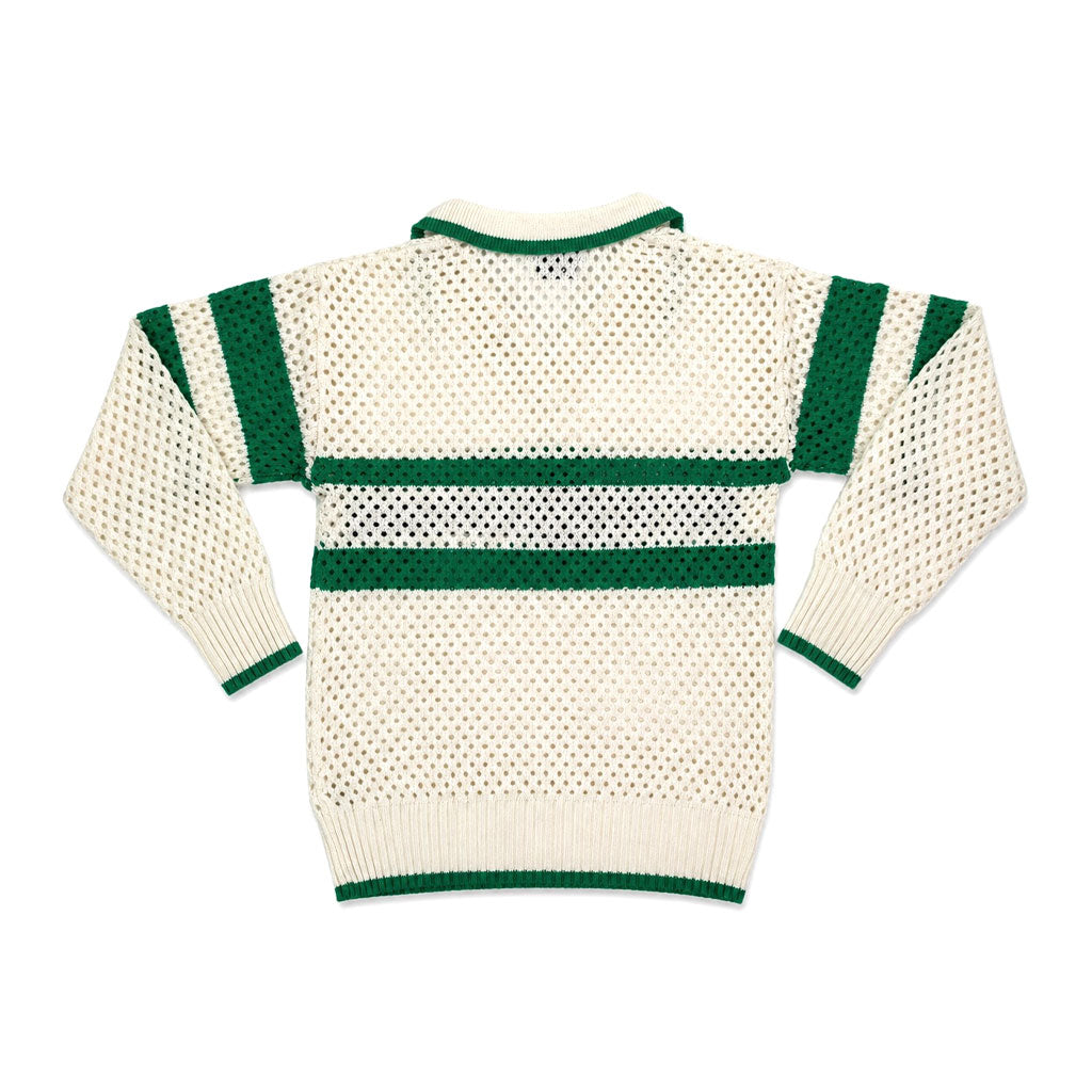 Proper Pointelle Pullover Polo
