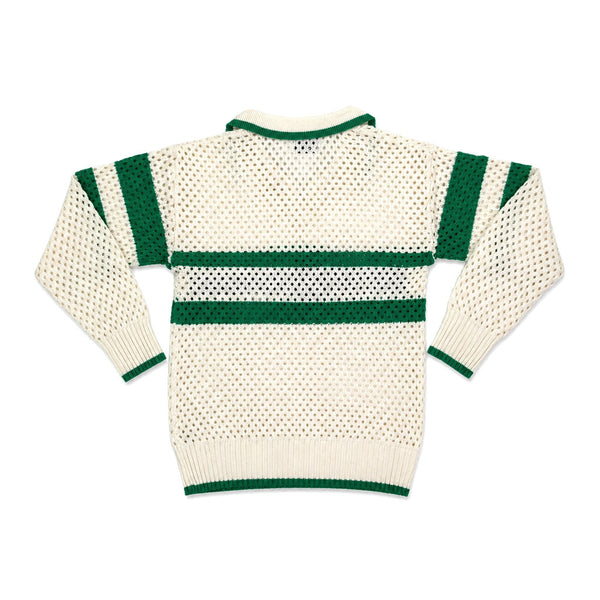 Proper Pointelle Pullover Polo