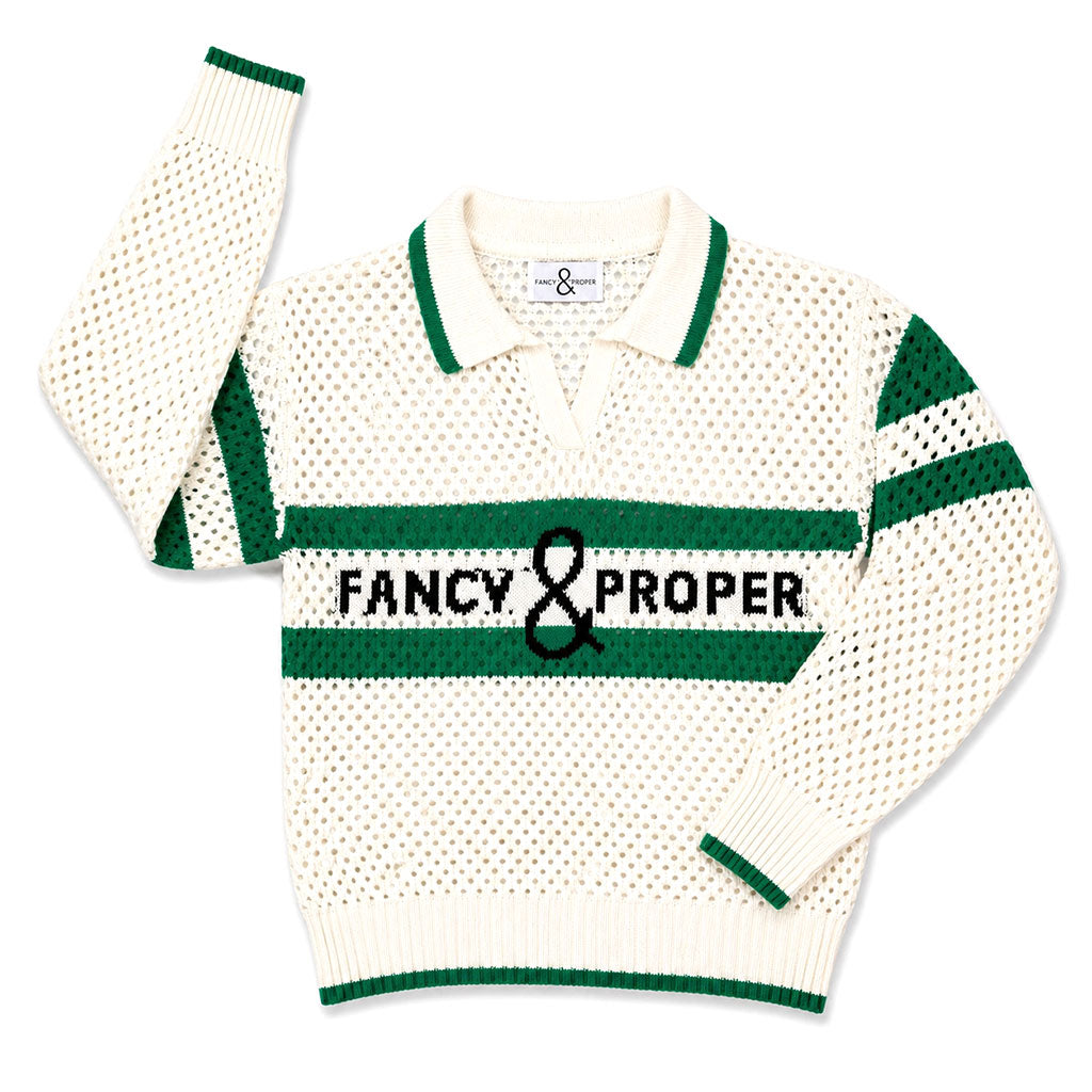 Proper Pointelle Pullover Polo