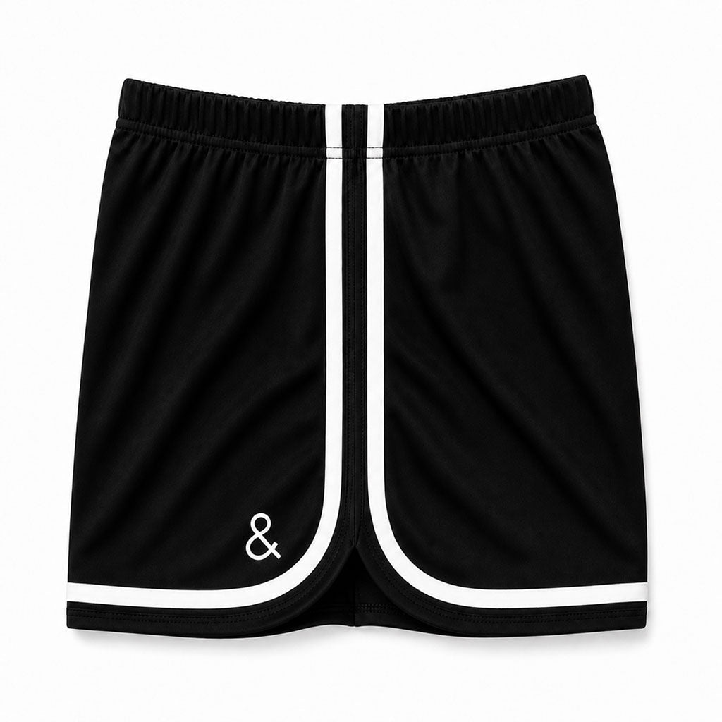 Satin Society Shorts Black
