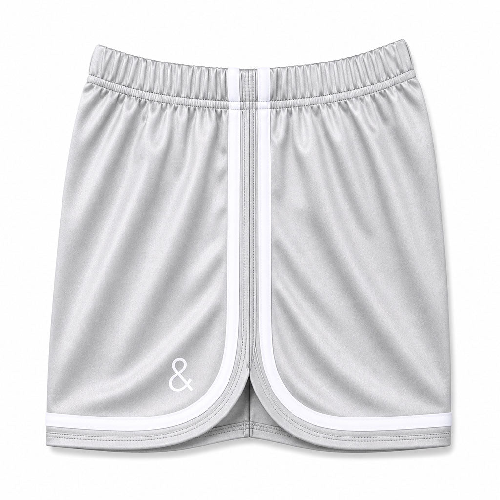 Satin Society Shorts Silver
