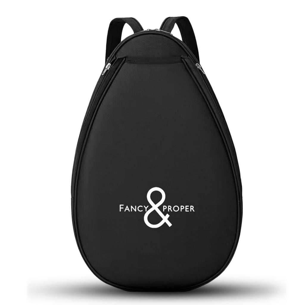 Serve it Proper Tennis Bag in Black Main image