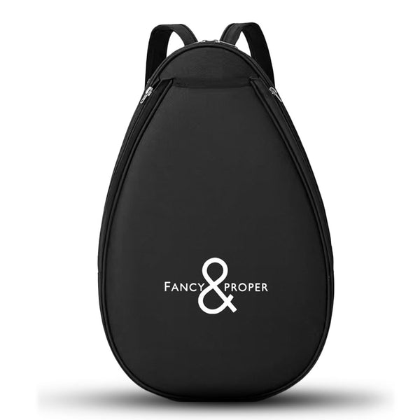Serve it Proper Tennis Bag in Black