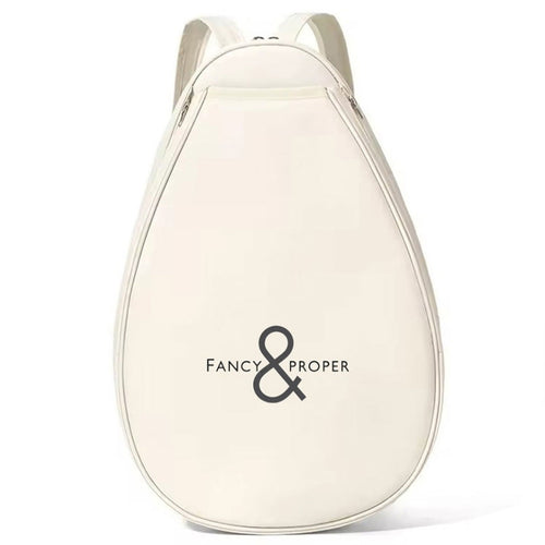 Serve it Proper Tennis Bag in Bone