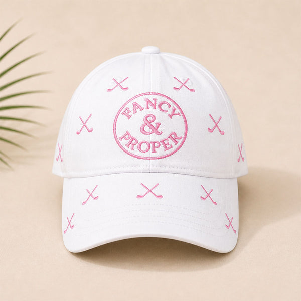 Swing Proper Golf Cap in Pink