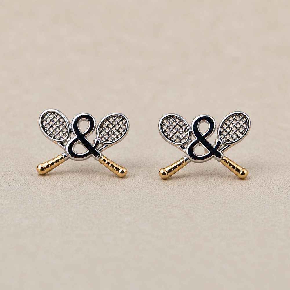 The Keep It Casual Tennis Studs