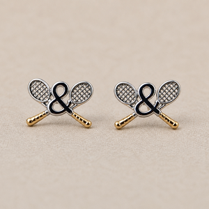The Keep It Casual Tennis Studs