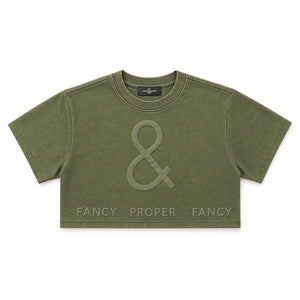The Bottom Line Crop in Olive