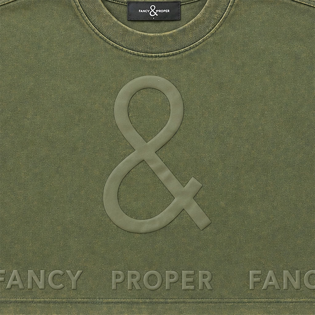 The Bottom Line Crop in Olive